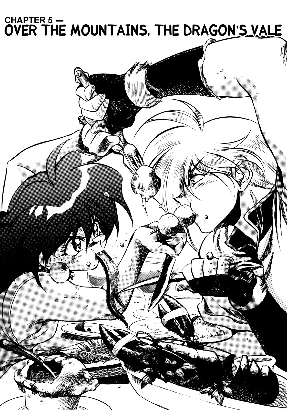 Choubaku Mahouden Slayers Chapter 5 page 1 - Chapter 5: Over The Mountains, The Dragon's Vale