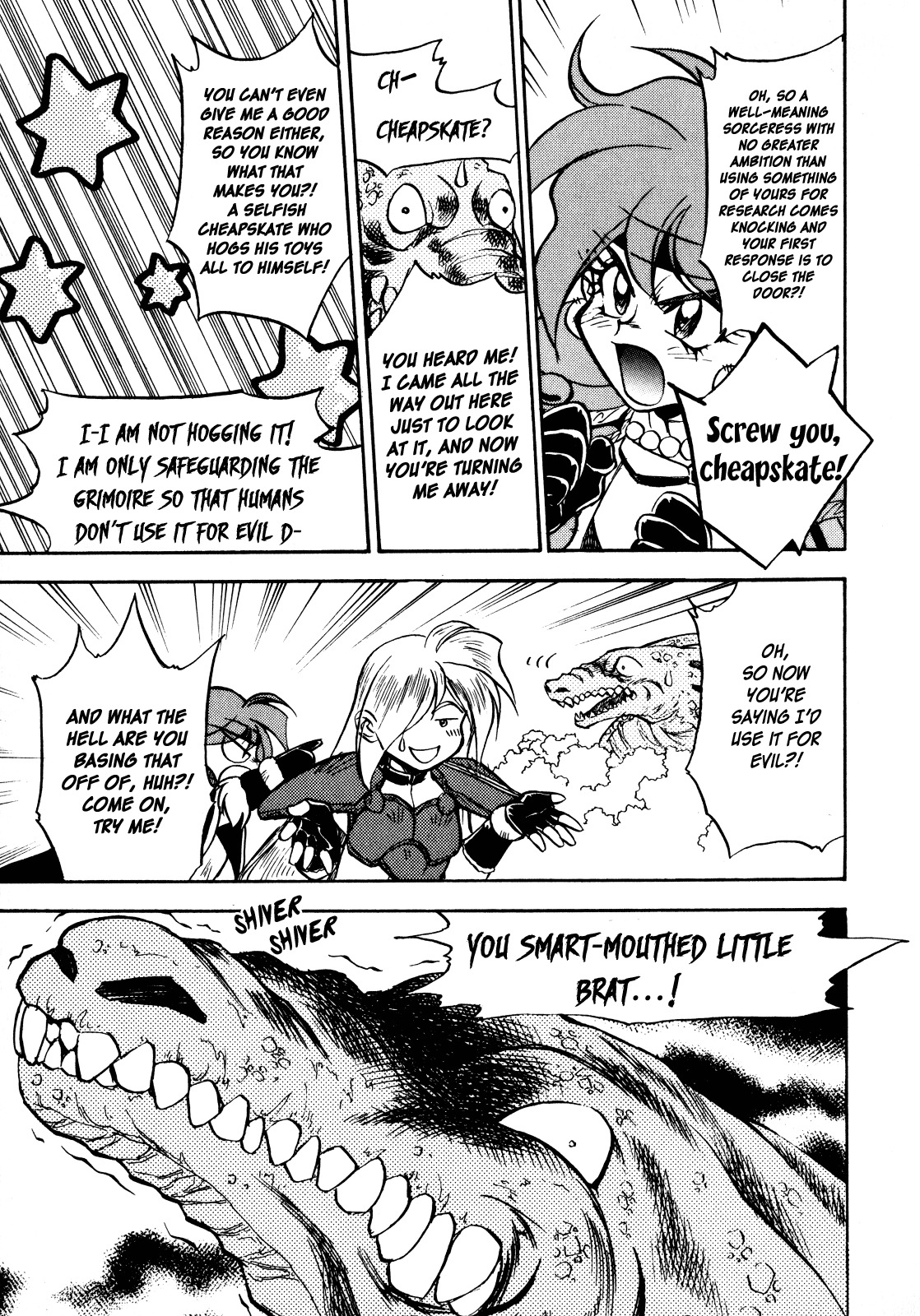 Choubaku Mahouden Slayers Chapter 5 page 19 - Chapter 5: Over The Mountains, The Dragon's Vale