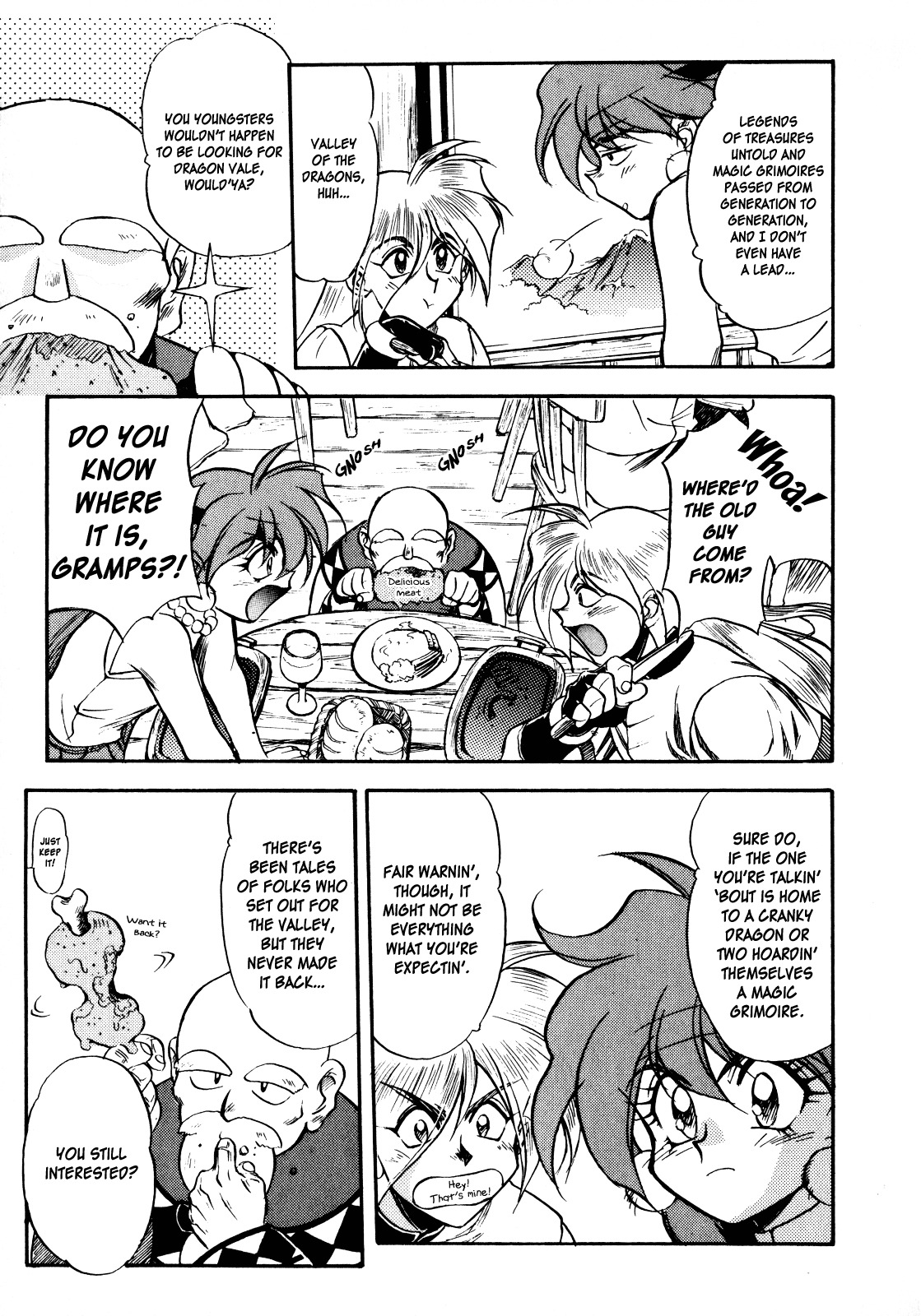 Choubaku Mahouden Slayers Chapter 5 page 3 - Chapter 5: Over The Mountains, The Dragon's Vale