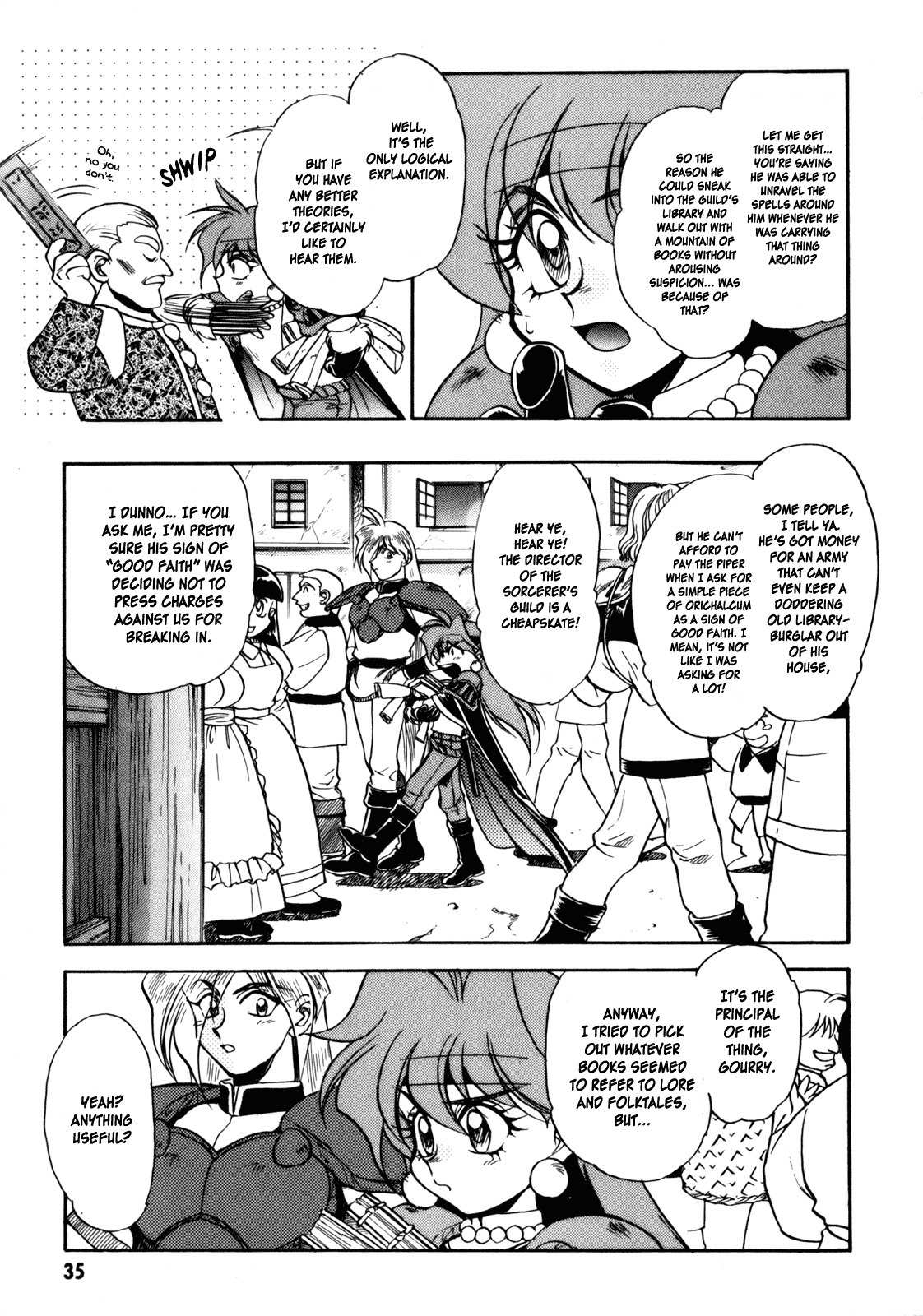Choubaku Mahouden Slayers Chapter 6 page 35 - Chapter 6: Orichalcum Secrets