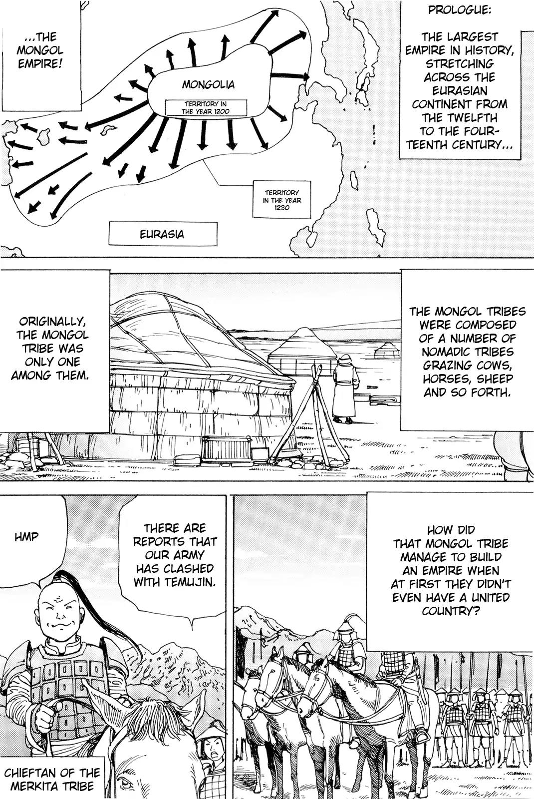 Choudouryoku Mouko Daishuurai Chapter 1 page 5 - Chapter 1: Super Powered Mongolia Invasion