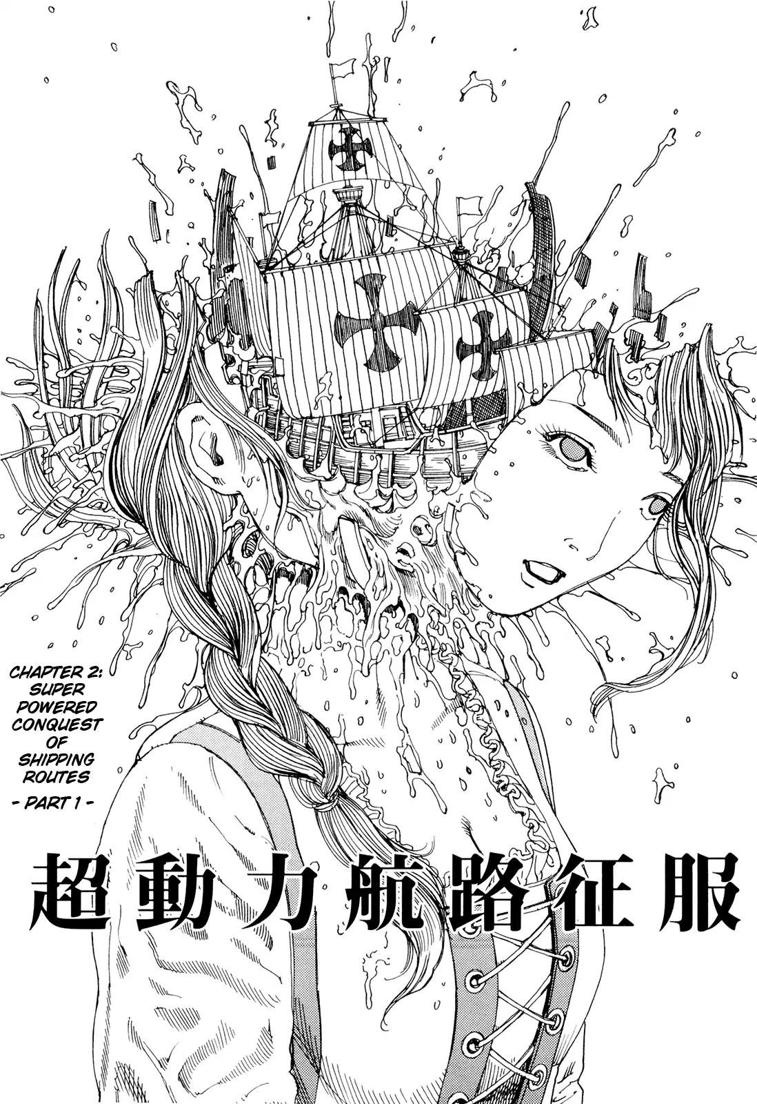 Choudouryoku Mouko Daishuurai Chapter 2 page 1 - Chapter 2: Super Powered Conquest Of Shipping Routes (Part 1)