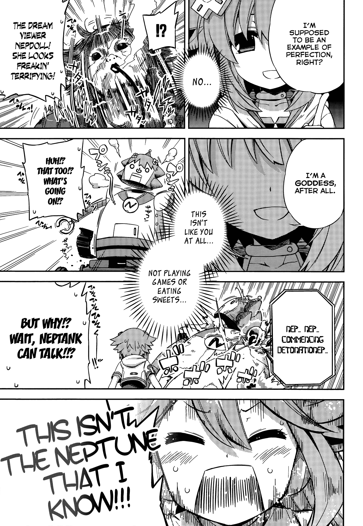 Choujigen Game Neptune - Hello New World Chapter 11 page 11 - Chapter 11 : That Hits a Bit Too Close to Home