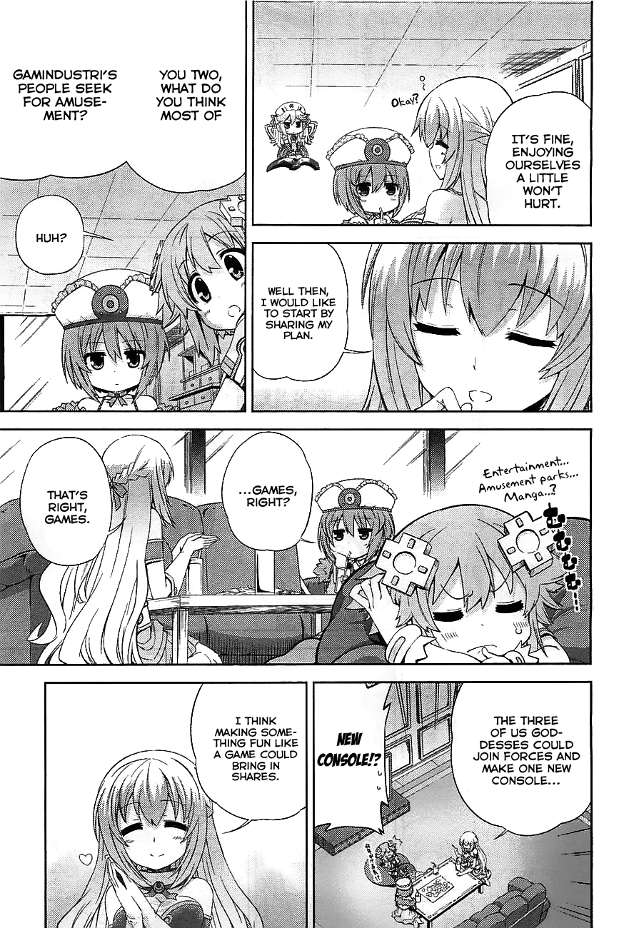 Choujigen Game Neptune - Hello New World Chapter 2 page 7 - Chapter 2 : Three People Tried Their Best!