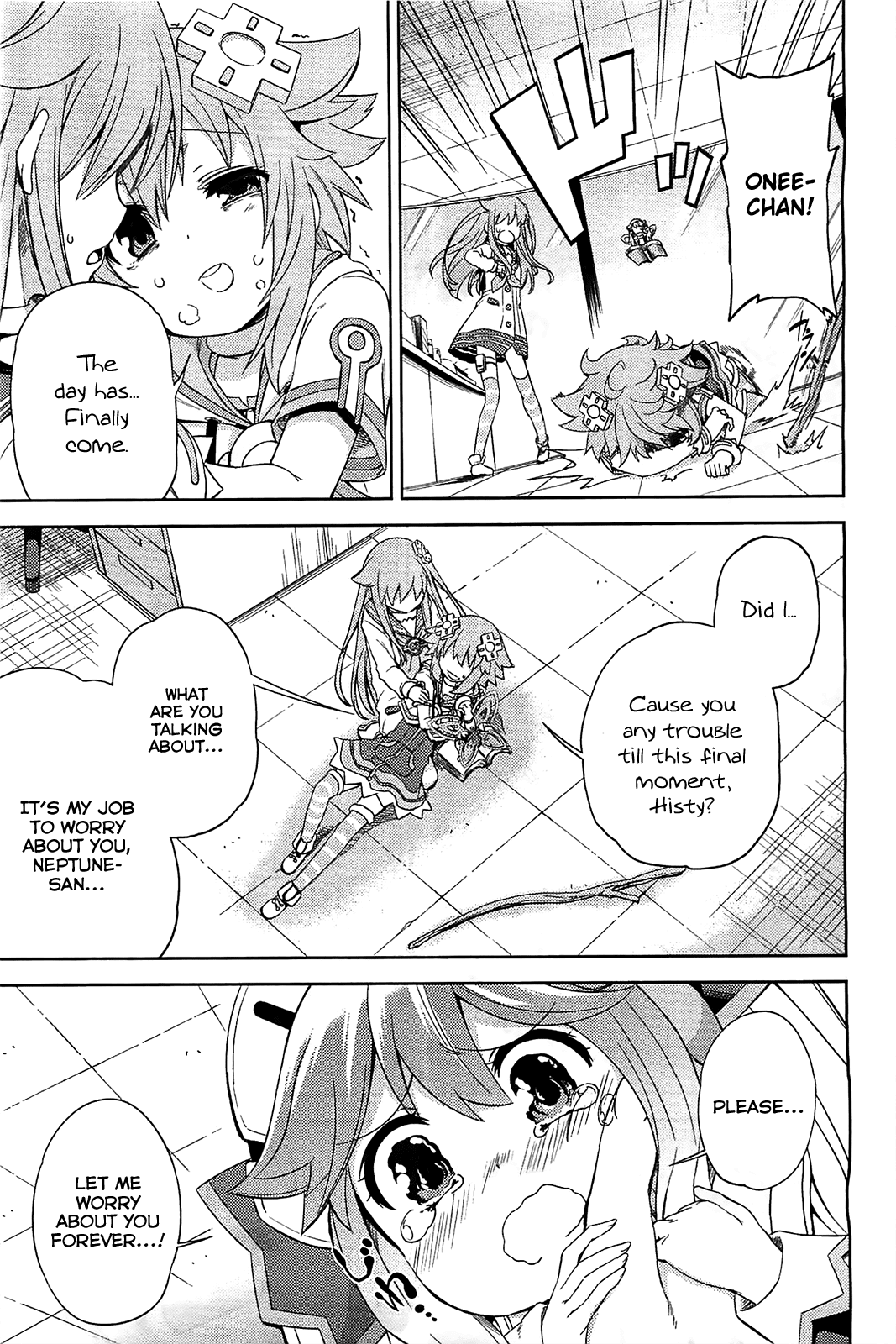 Choujigen Game Neptune - Hello New World Chapter 7 page 15 - Chapter 7 : Please Worry About Me...!