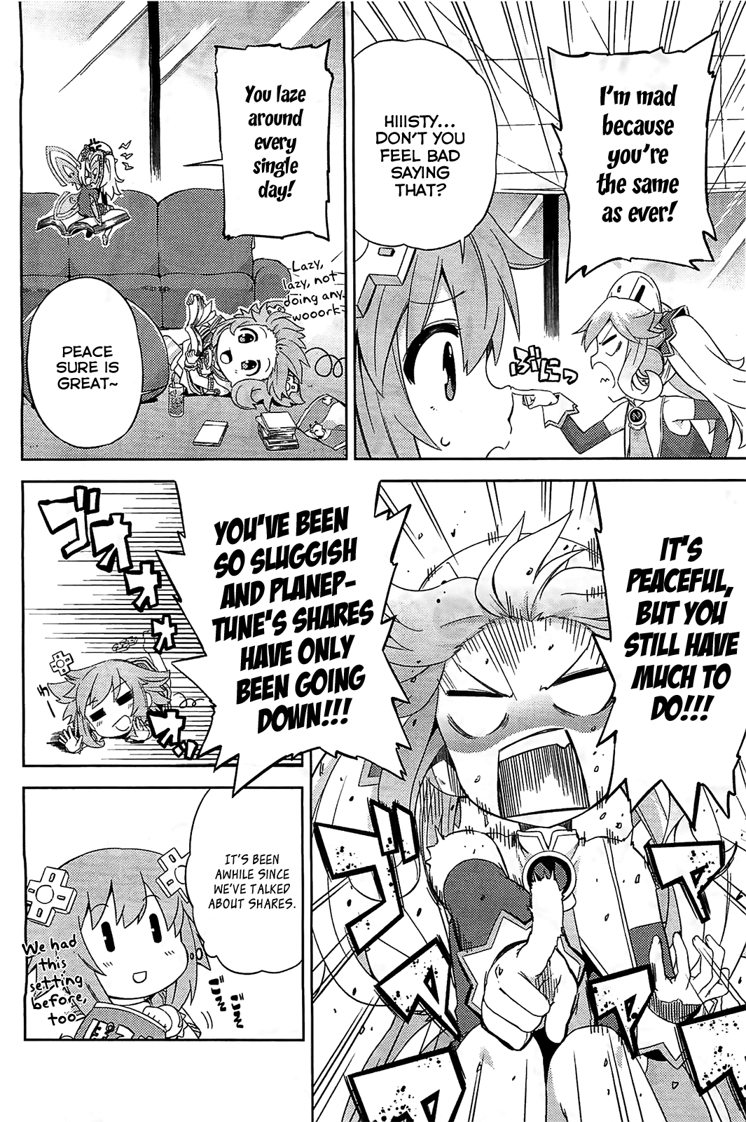 Choujigen Game Neptune - Hello New World Chapter 7 page 2 - Chapter 7 : Please Worry About Me...!