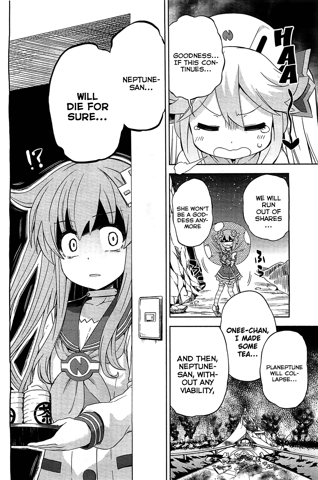 Choujigen Game Neptune - Hello New World Chapter 7 page 6 - Chapter 7 : Please Worry About Me...!