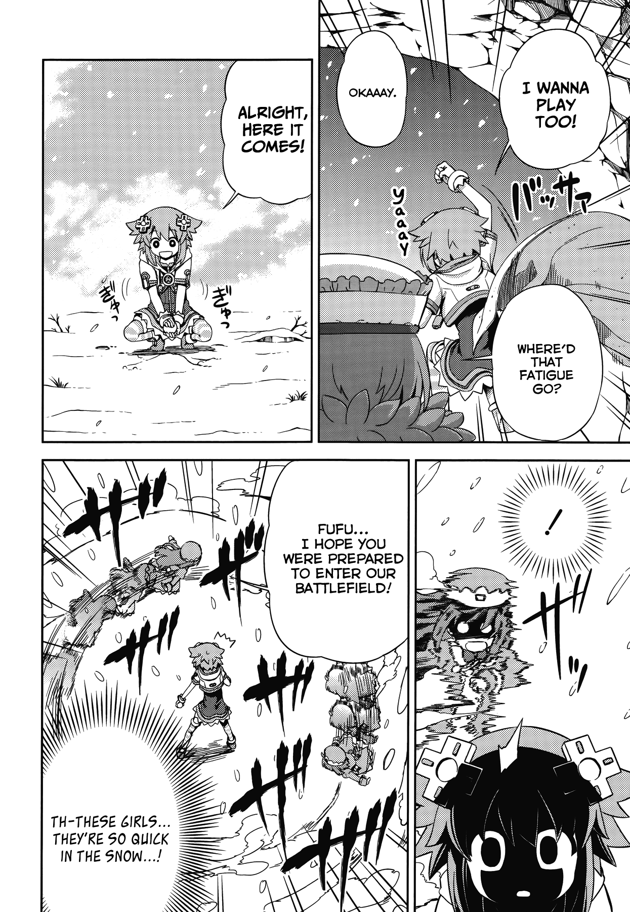 Choujigen Game Neptune - Hello New World Chapter 9 page 12 - Chapter 9 : This Reminds Me of When I Pull All Nighters Playing Games...