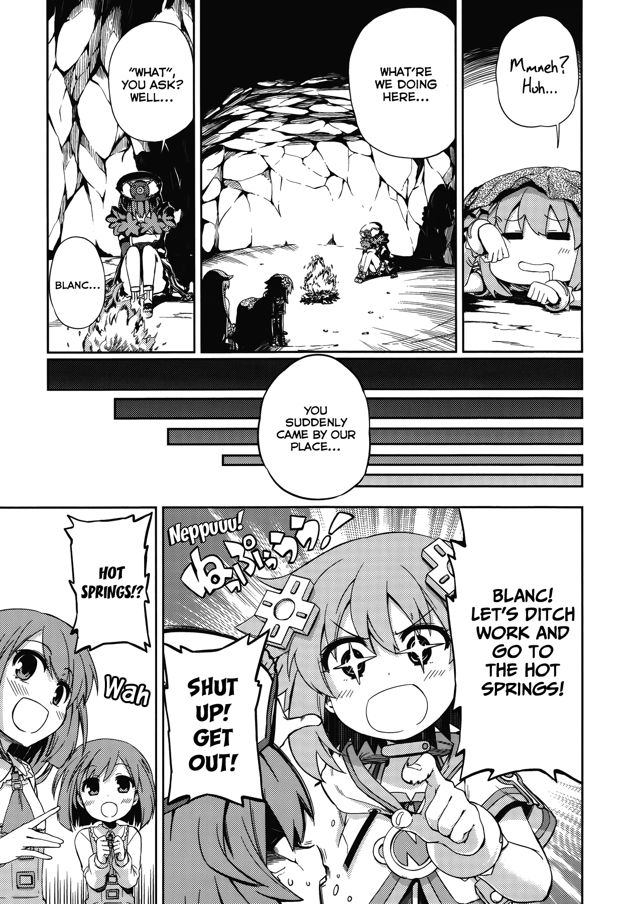 Choujigen Game Neptune - Hello New World Chapter 9 page 3 - Chapter 9 : This Reminds Me of When I Pull All Nighters Playing Games...