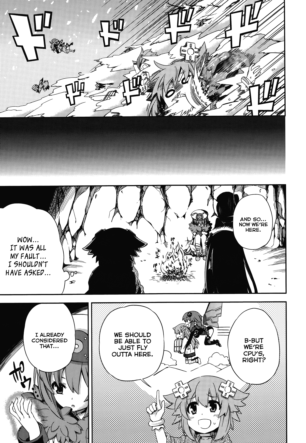 Choujigen Game Neptune - Hello New World Chapter 9 page 9 - Chapter 9 : This Reminds Me of When I Pull All Nighters Playing Games...