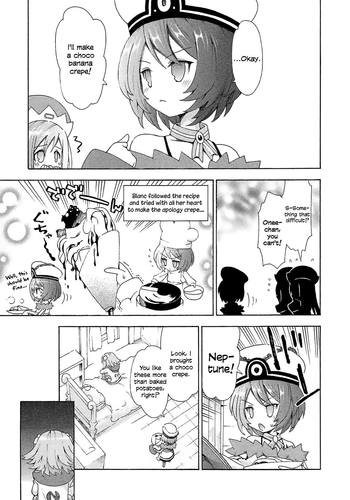 Choujigen Game Neptune - Megami Tsuushin Chapter 11 page 11 - Chapter 11: Beware of Overeating! The Goddesses and the Autumn Appetite