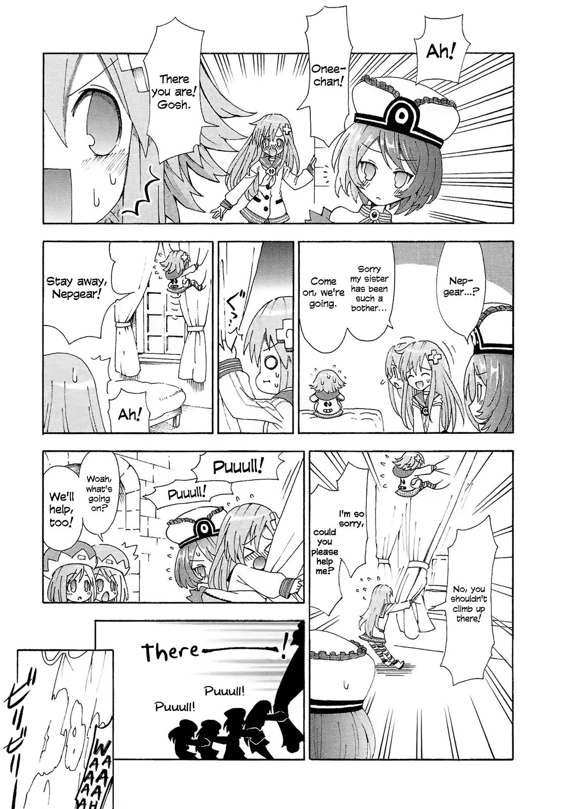 Choujigen Game Neptune - Megami Tsuushin Chapter 11 page 13 - Chapter 11: Beware of Overeating! The Goddesses and the Autumn Appetite