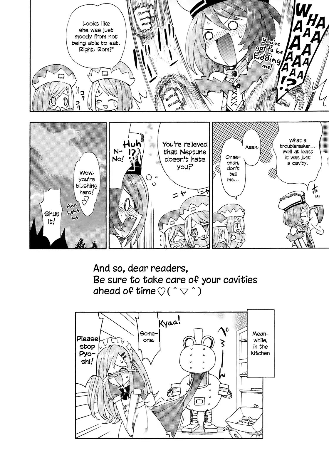 Choujigen Game Neptune - Megami Tsuushin Chapter 11 page 16 - Chapter 11: Beware of Overeating! The Goddesses and the Autumn Appetite