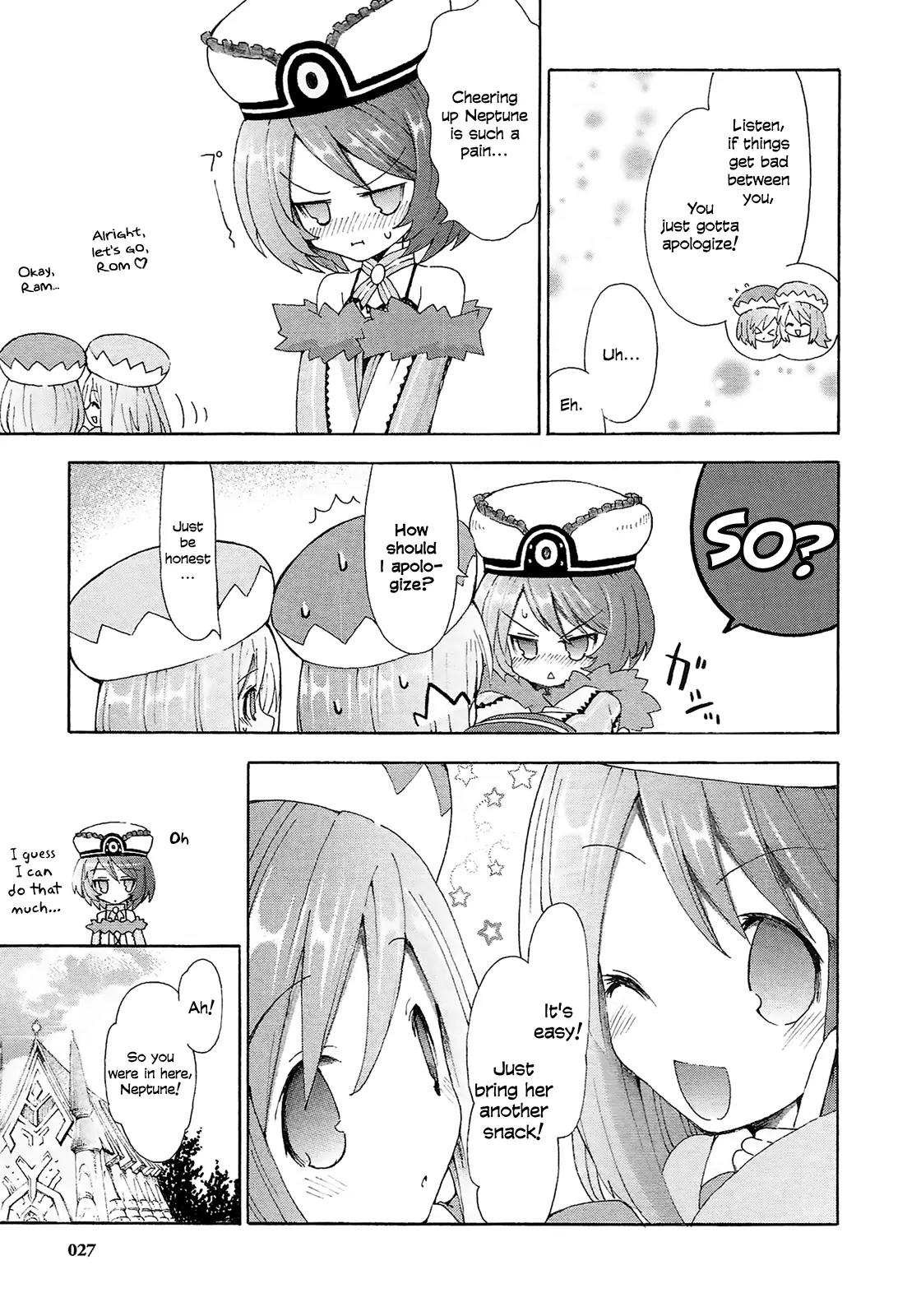 Choujigen Game Neptune - Megami Tsuushin Chapter 11 page 5 - Chapter 11: Beware of Overeating! The Goddesses and the Autumn Appetite