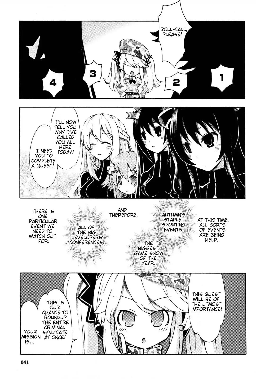 Choujigen Game Neptune - Megami Tsuushin Chapter 12 page 1 - Chapter 12: Destroy the R4 Show!