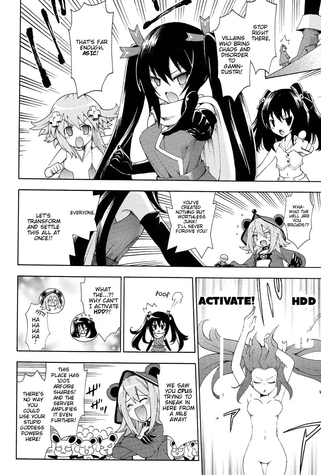 Choujigen Game Neptune - Megami Tsuushin Chapter 12 page 10 - Chapter 12: Destroy the R4 Show!
