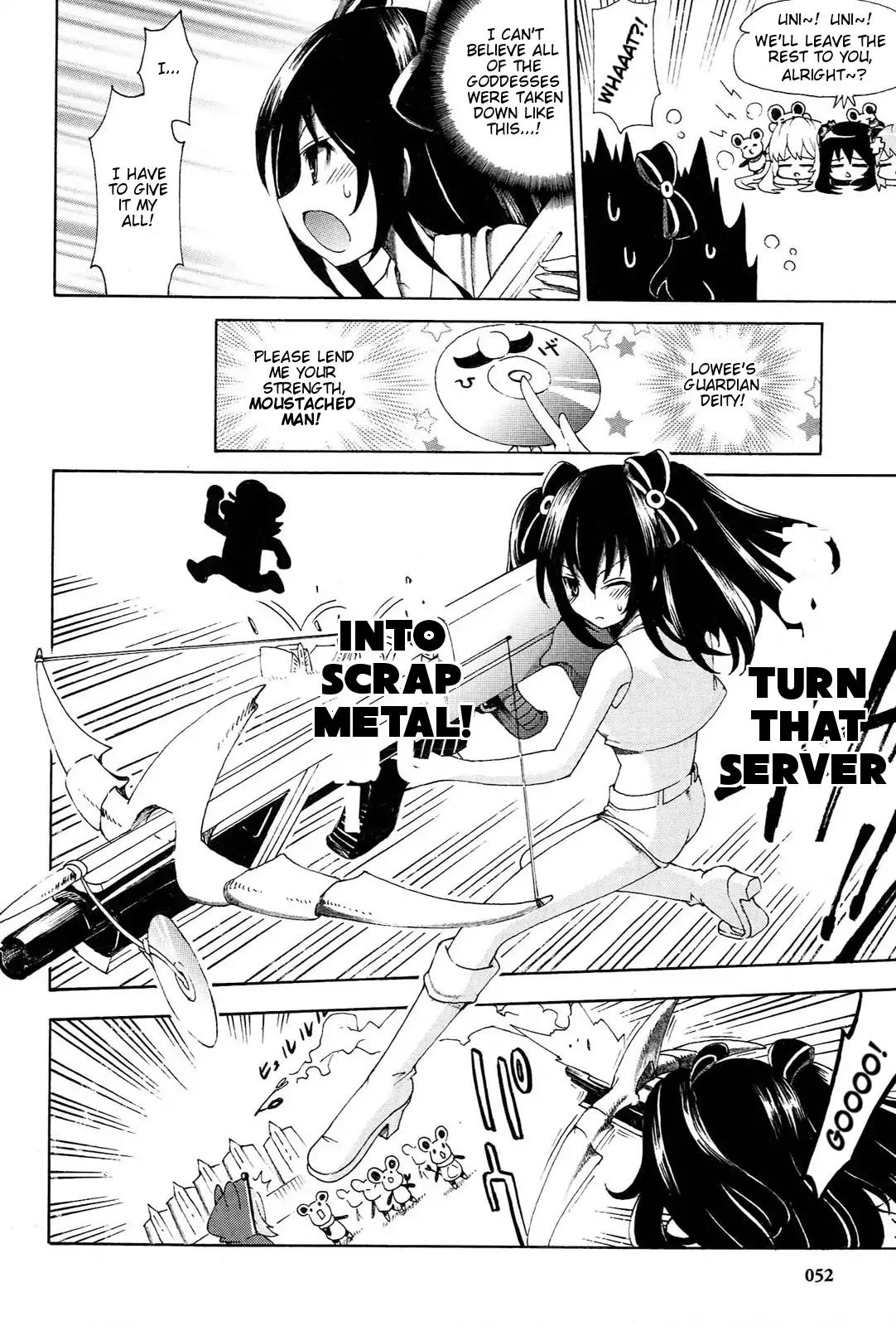 Choujigen Game Neptune - Megami Tsuushin Chapter 12 page 12 - Chapter 12: Destroy the R4 Show!