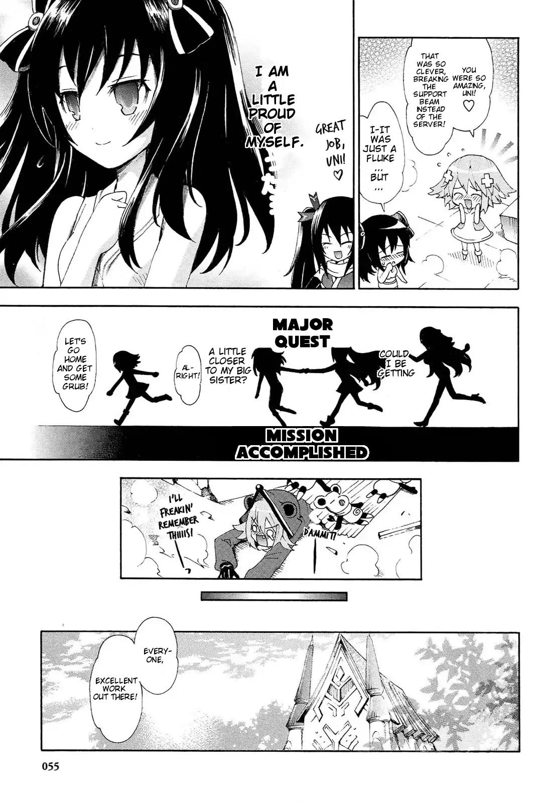 Choujigen Game Neptune - Megami Tsuushin Chapter 12 page 15 - Chapter 12: Destroy the R4 Show!