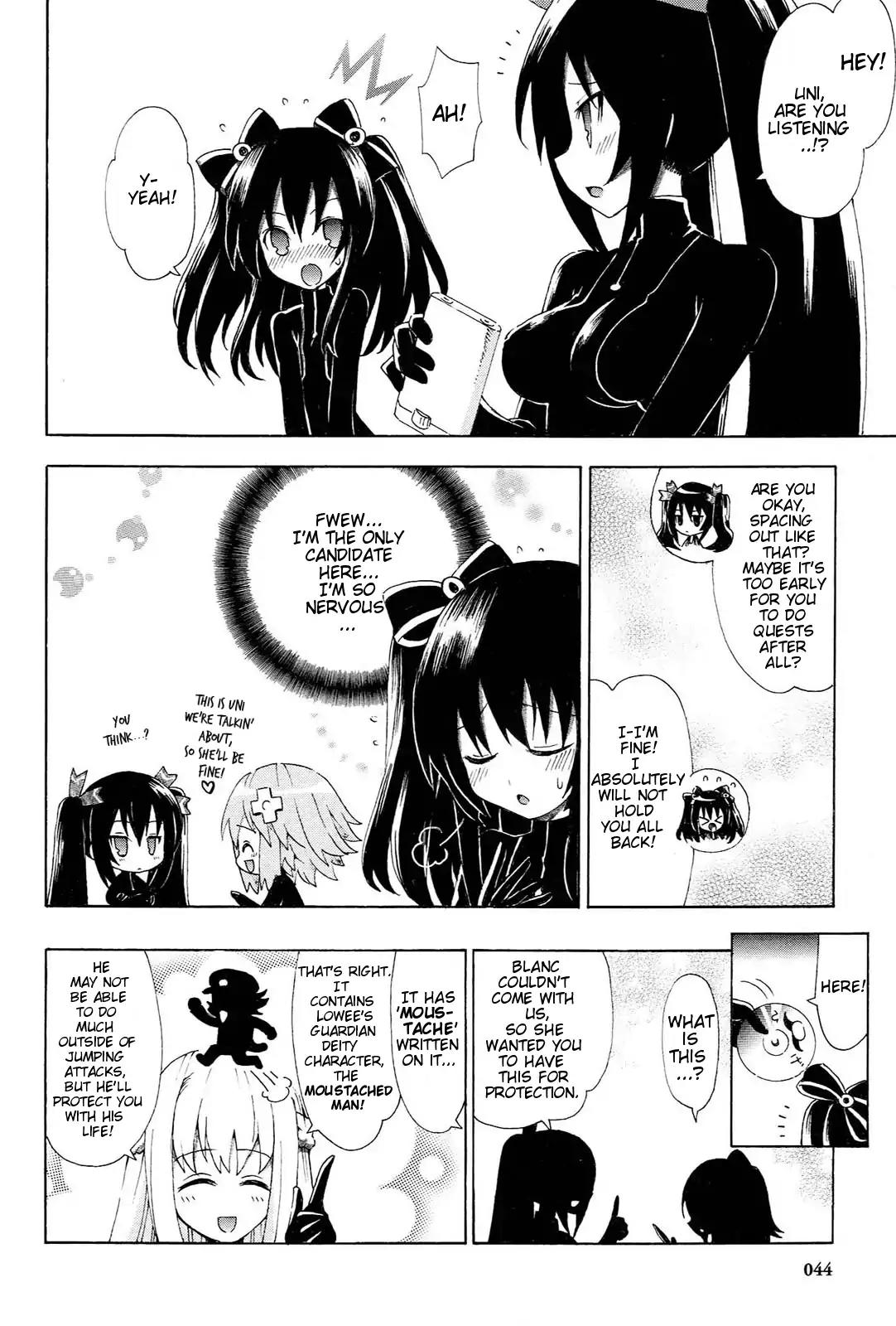 Choujigen Game Neptune - Megami Tsuushin Chapter 12 page 4 - Chapter 12: Destroy the R4 Show!