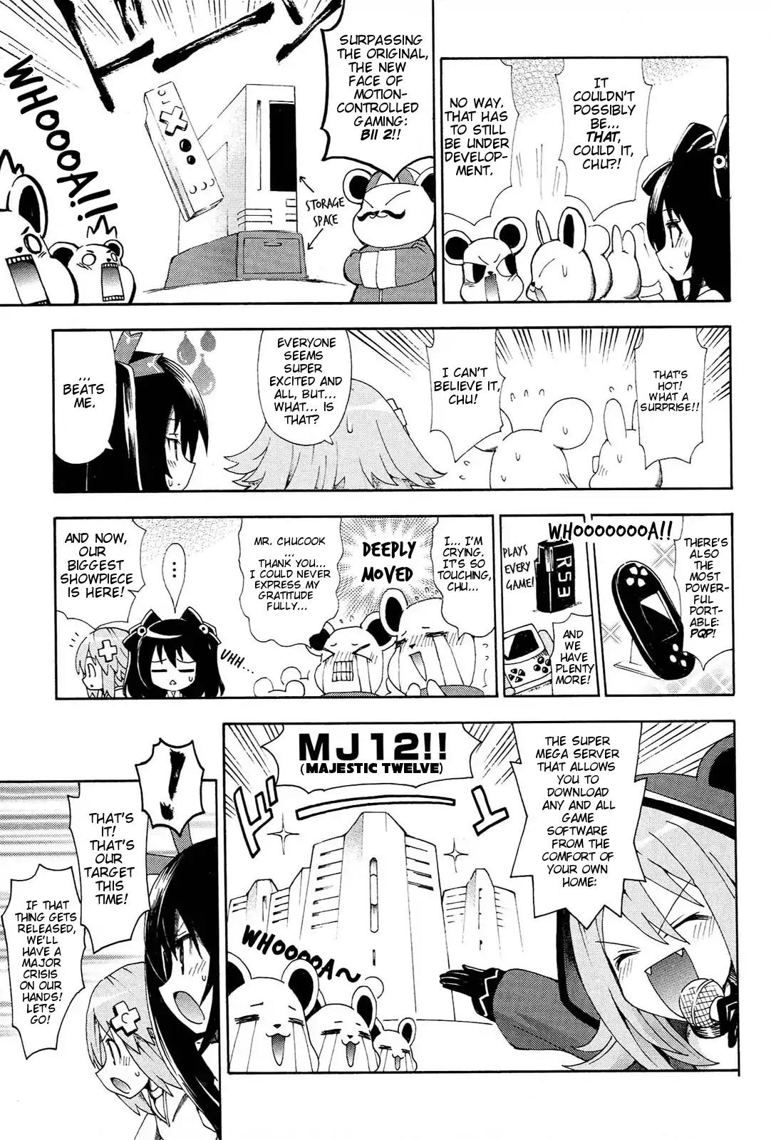 Choujigen Game Neptune - Megami Tsuushin Chapter 12 page 9 - Chapter 12: Destroy the R4 Show!