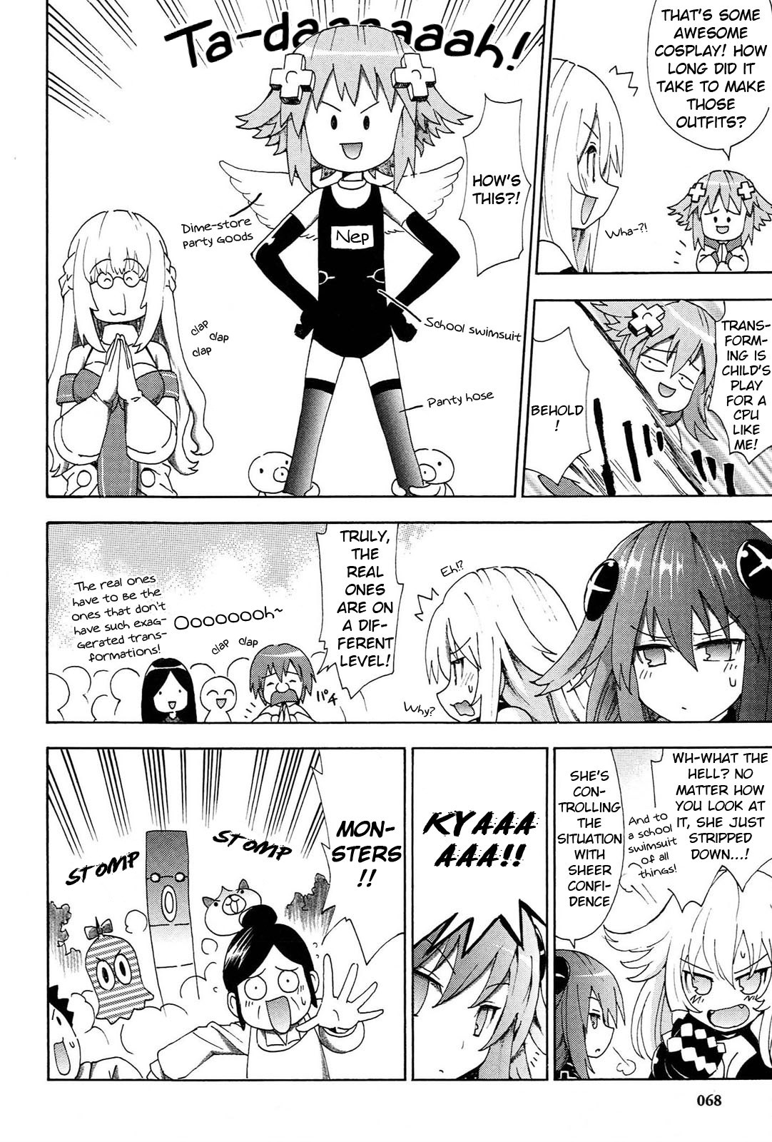 Choujigen Game Neptune - Megami Tsuushin Chapter 13 page 10 - Chapter 13
