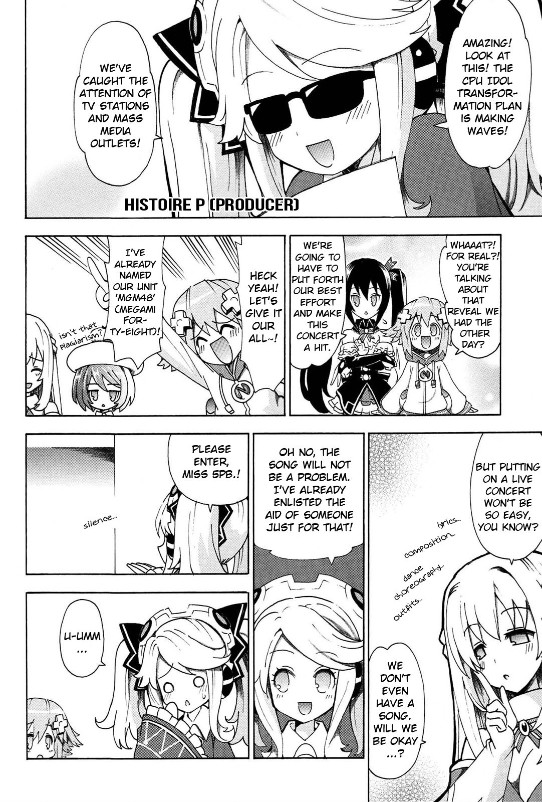 Choujigen Game Neptune - Megami Tsuushin Chapter 15 page 4 - Chapter 15