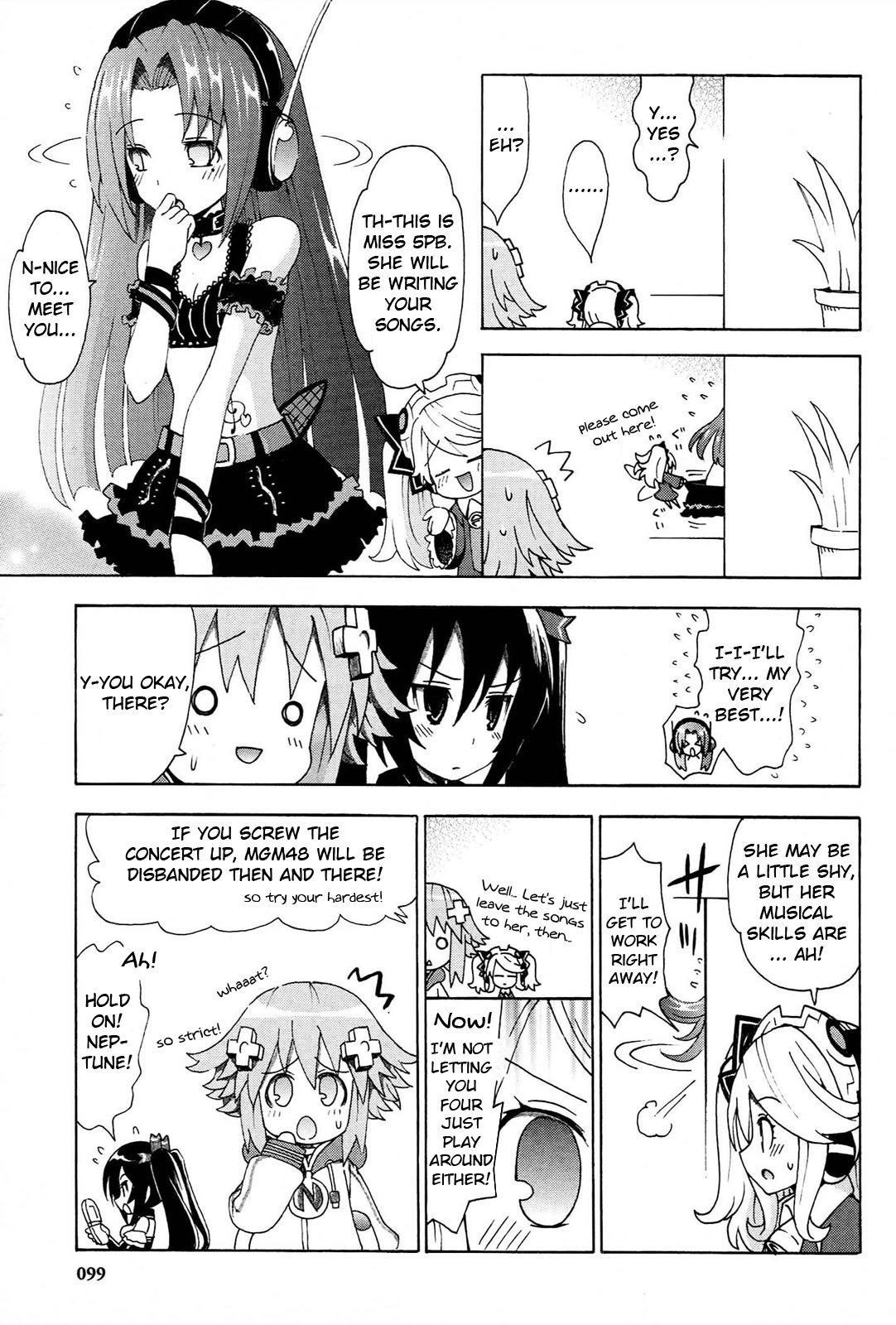Choujigen Game Neptune - Megami Tsuushin Chapter 15 page 5 - Chapter 15