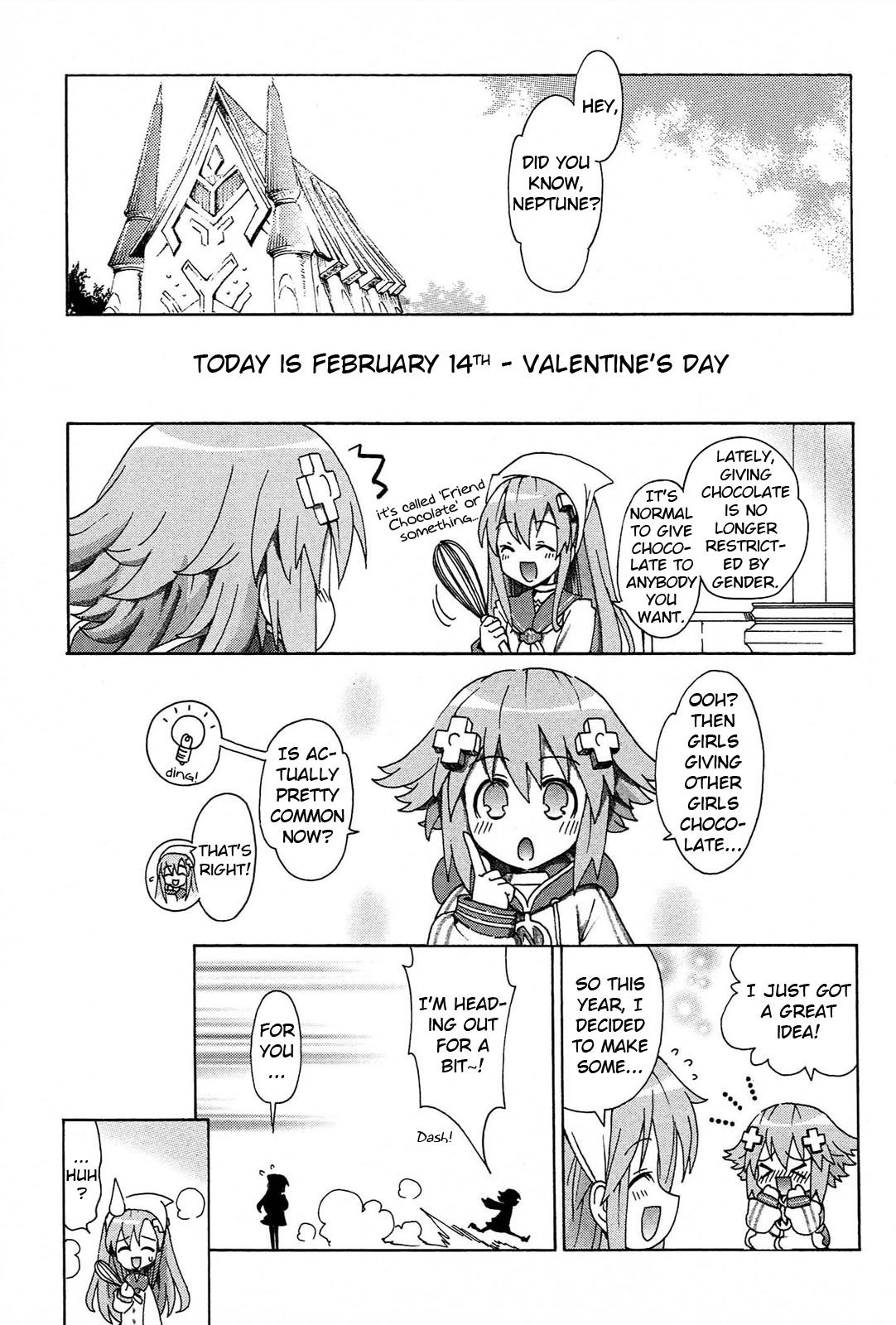Choujigen Game Neptune - Megami Tsuushin Chapter 16 page 1 - Chapter 16