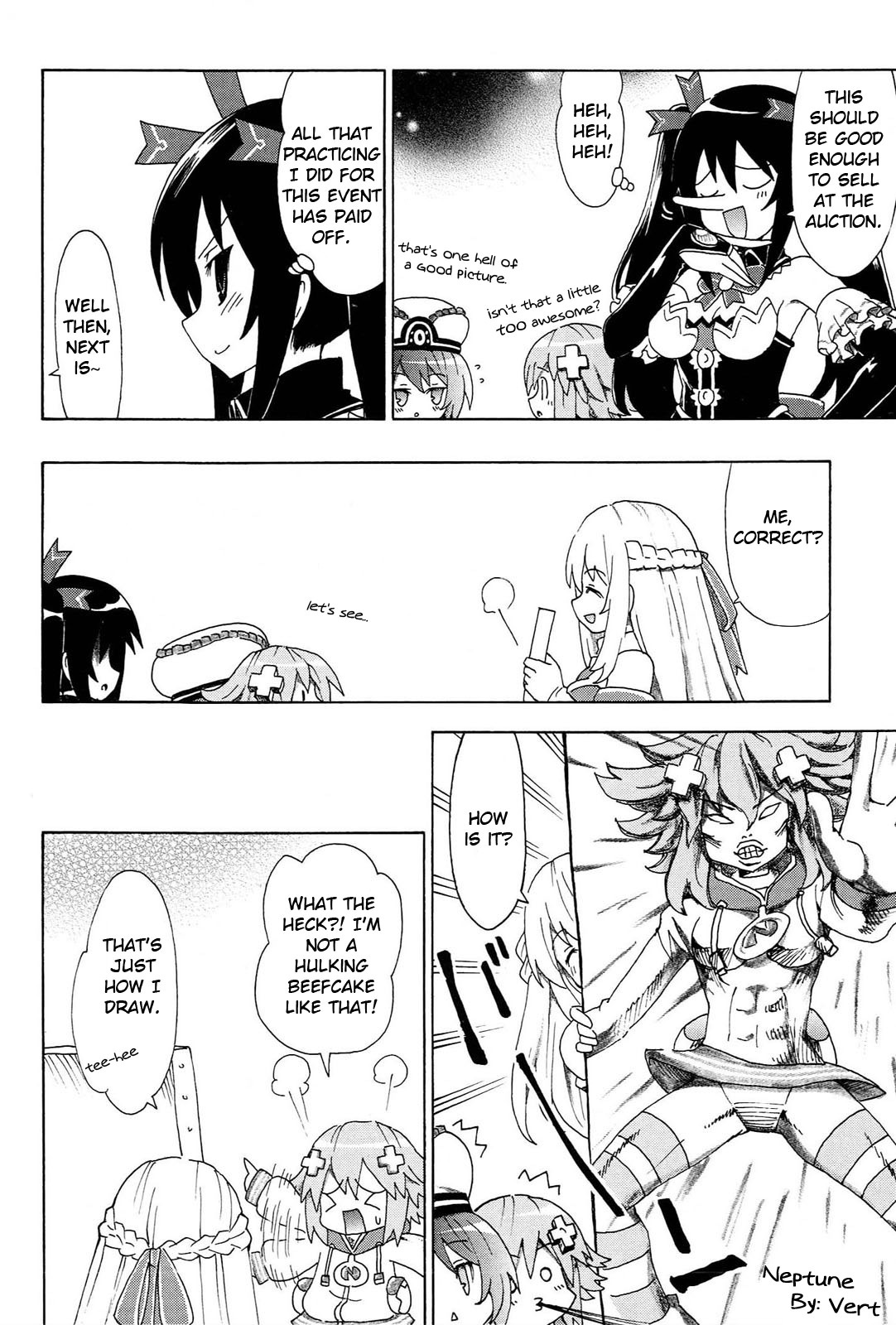 Choujigen Game Neptune - Megami Tsuushin Chapter 18.5 page 4 - Chapter 18.5