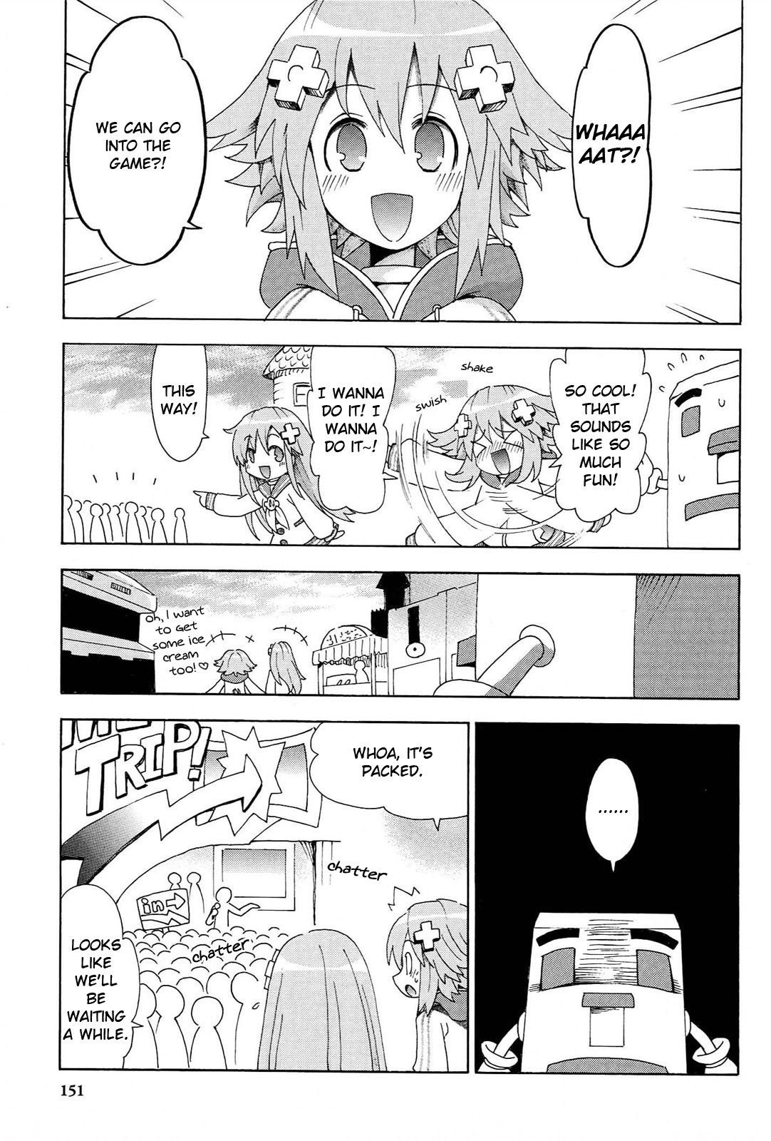Choujigen Game Neptune - Megami Tsuushin Chapter 18 page 3 - Chapter 18