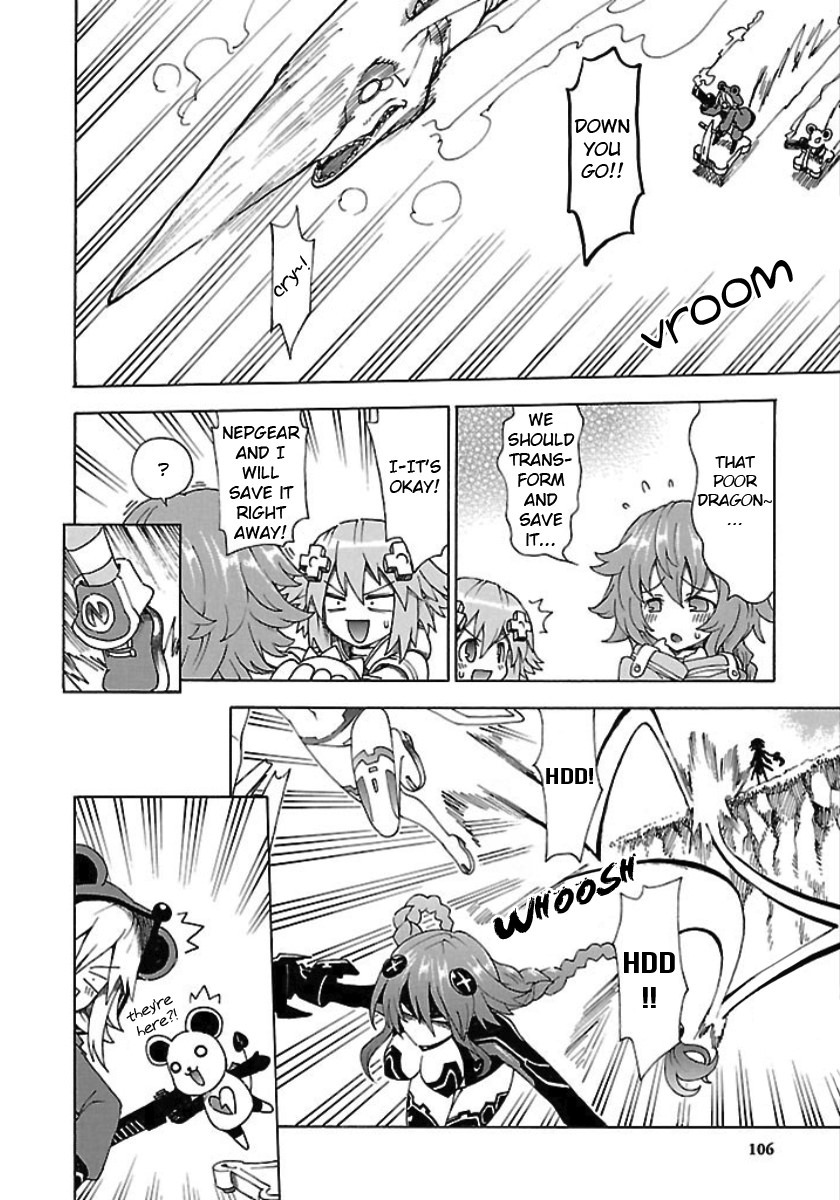 Choujigen Game Neptune - Megami Tsuushin Chapter 24 page 12 - Chapter 24