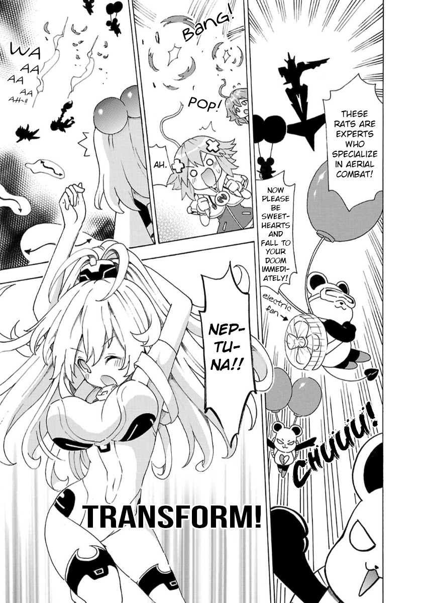 Choujigen Game Neptune - Megami Tsuushin Chapter 28 page 17 - Chapter 28