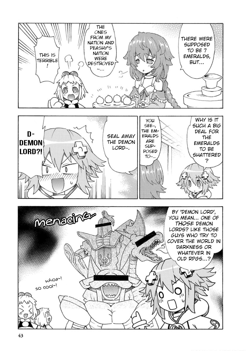 Choujigen Game Neptune - Megami Tsuushin Chapter 30 page 3 - Chapter 30