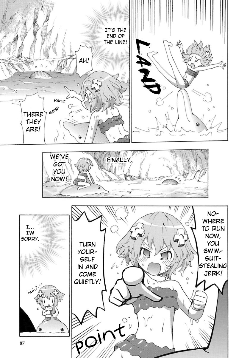 Choujigen Game Neptune - Megami Tsuushin Chapter 32 page 11 - Chapter 32: Eco The Dolphin