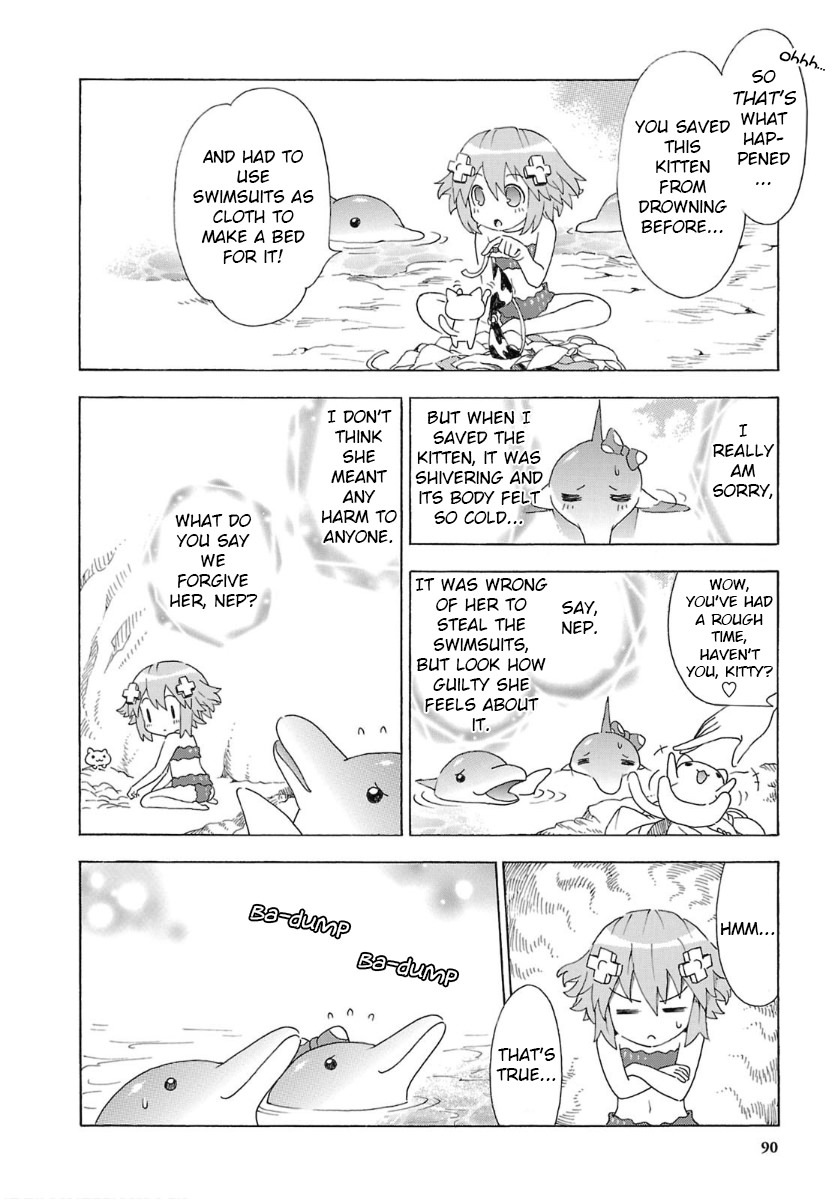 Choujigen Game Neptune - Megami Tsuushin Chapter 32 page 14 - Chapter 32: Eco The Dolphin