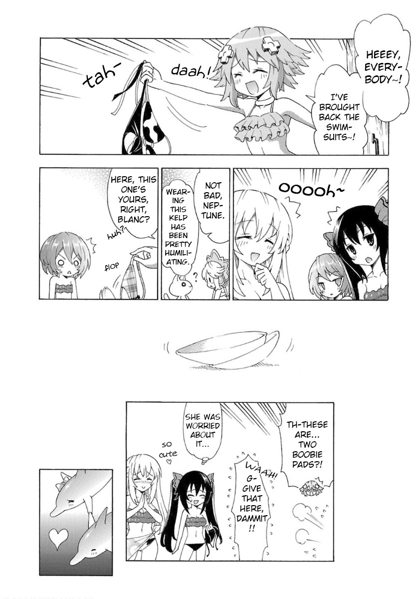 Choujigen Game Neptune - Megami Tsuushin Chapter 32 page 16 - Chapter 32: Eco The Dolphin