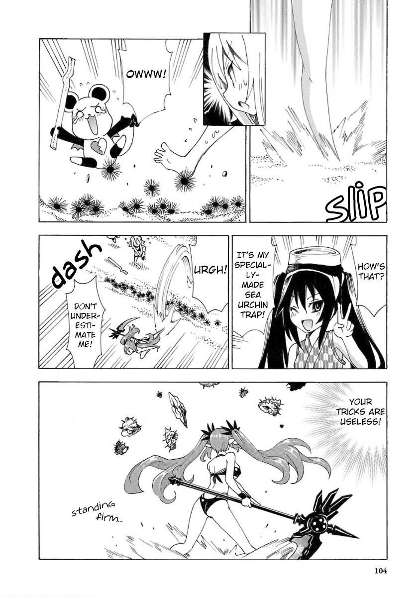 Choujigen Game Neptune - Megami Tsuushin Chapter 33 page 10 - Chapter 33: Midsummer Seafood Shootout?!