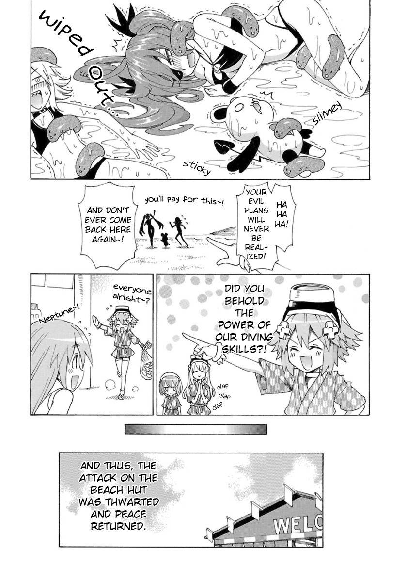 Choujigen Game Neptune - Megami Tsuushin Chapter 33 page 15 - Chapter 33: Midsummer Seafood Shootout?!