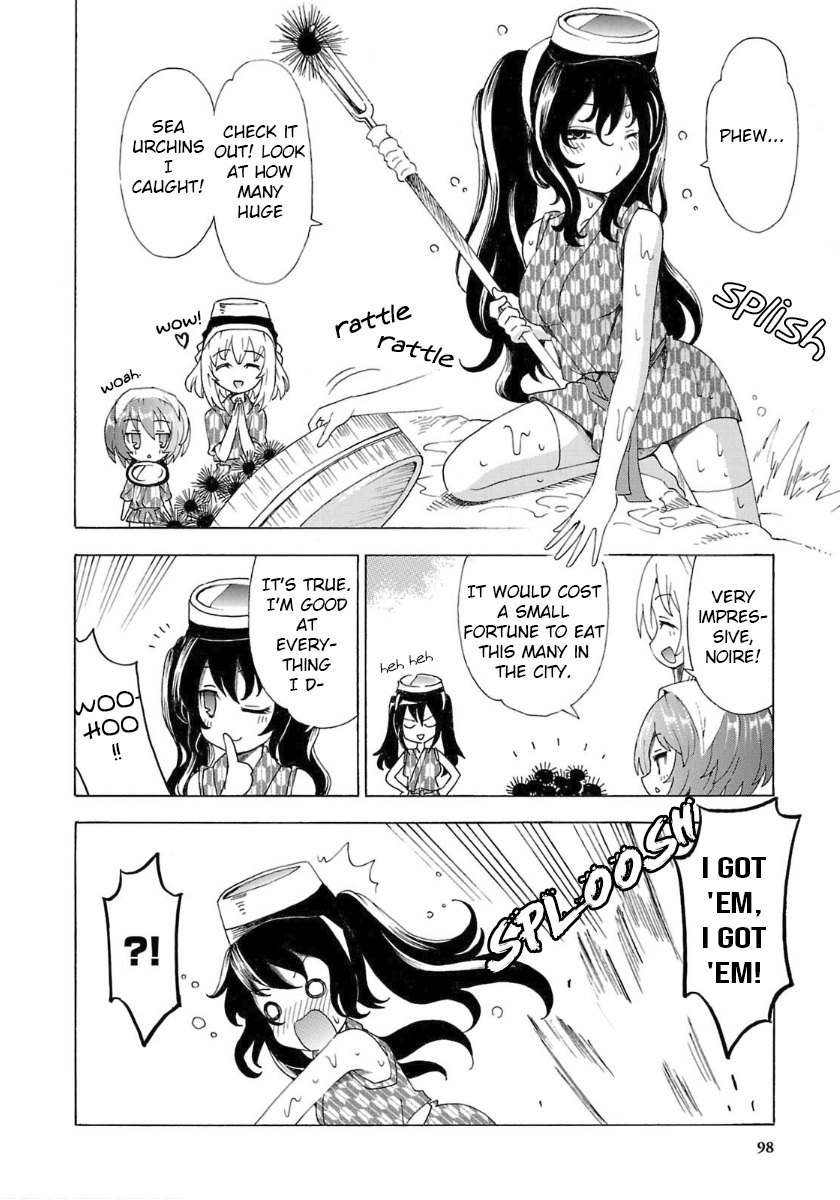 Choujigen Game Neptune - Megami Tsuushin Chapter 33 page 4 - Chapter 33: Midsummer Seafood Shootout?!
