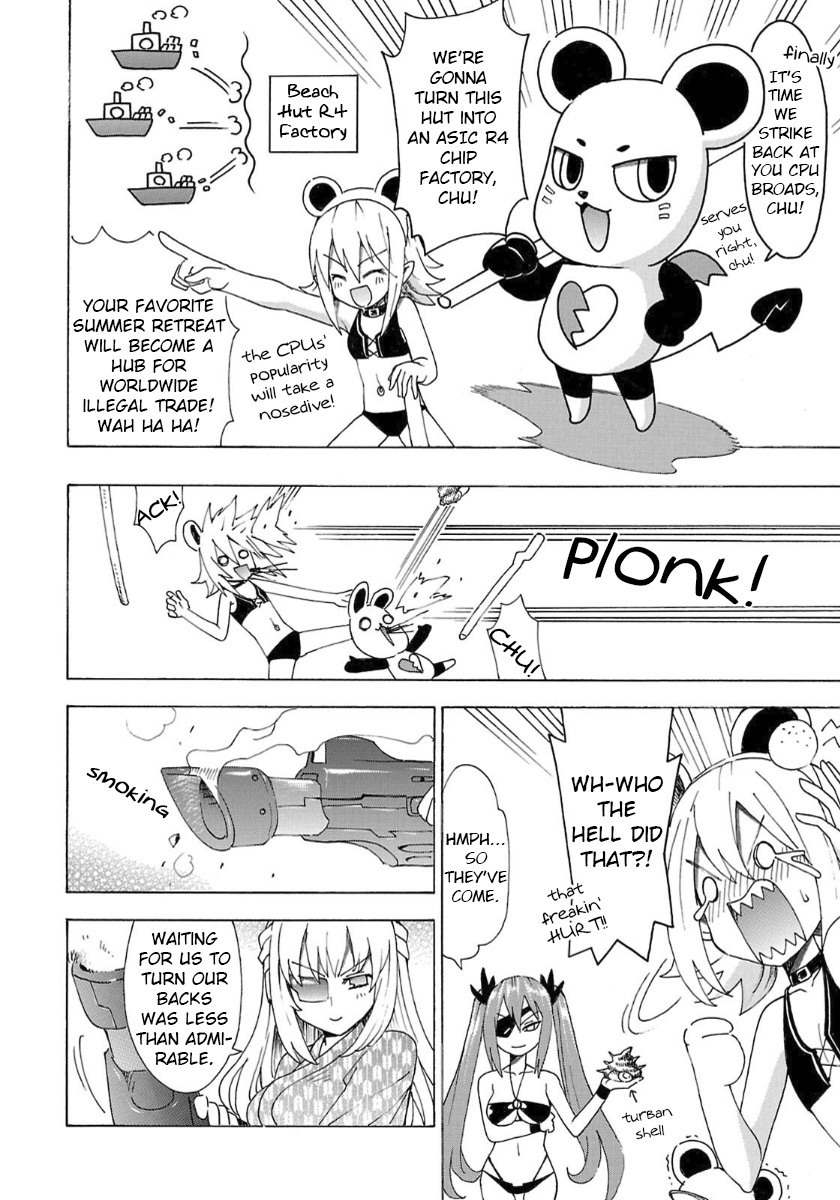 Choujigen Game Neptune - Megami Tsuushin Chapter 33 page 8 - Chapter 33: Midsummer Seafood Shootout?!