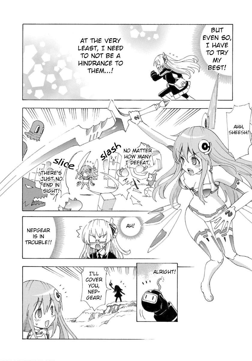 Choujigen Game Neptune - Megami Tsuushin Chapter 34 page 6 - Chapter 34: The Rei Battlefield Crisis