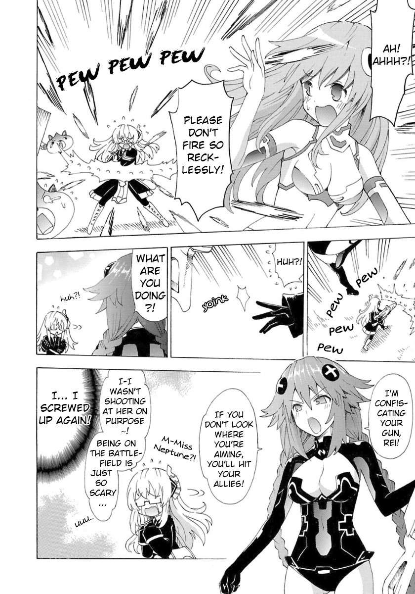 Choujigen Game Neptune - Megami Tsuushin Chapter 34 page 8 - Chapter 34: The Rei Battlefield Crisis