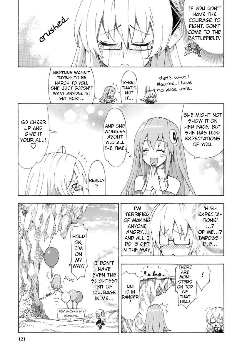Choujigen Game Neptune - Megami Tsuushin Chapter 34 page 9 - Chapter 34: The Rei Battlefield Crisis