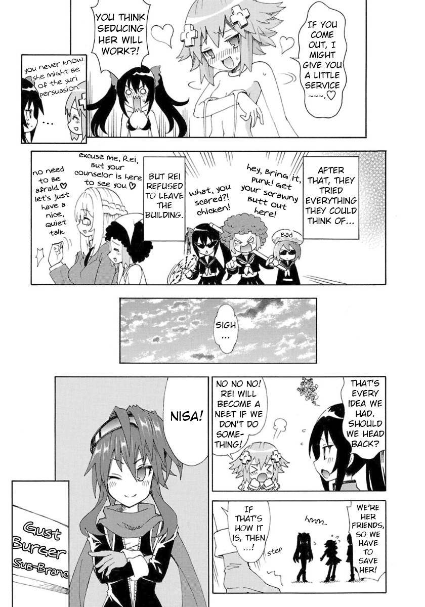 Choujigen Game Neptune - Megami Tsuushin Chapter 35 page 11 - Chapter 35: The Legend of Rei the Unrivaled?!