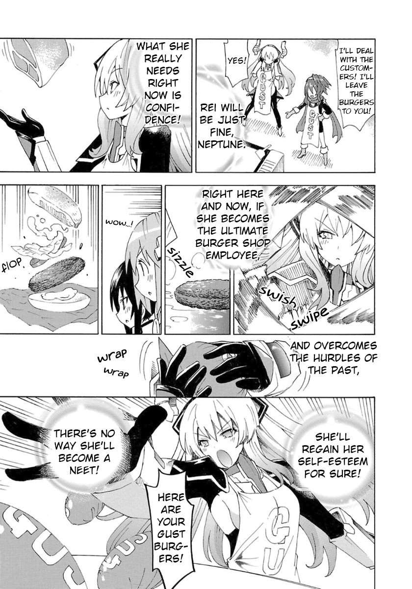 Choujigen Game Neptune - Megami Tsuushin Chapter 35 page 13 - Chapter 35: The Legend of Rei the Unrivaled?!