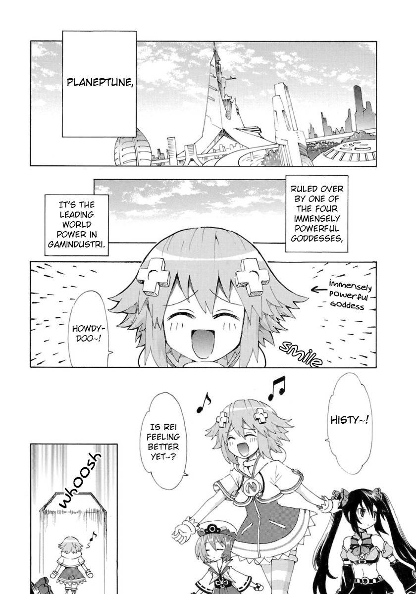 Choujigen Game Neptune - Megami Tsuushin Chapter 36 page 1 - Chapter 36: Goodbye, CPU Power?!