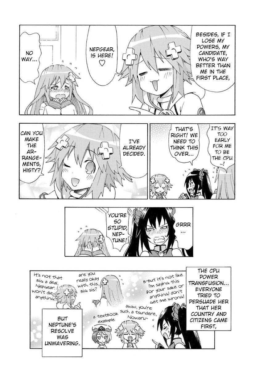 Choujigen Game Neptune - Megami Tsuushin Chapter 36 page 11 - Chapter 36: Goodbye, CPU Power?!