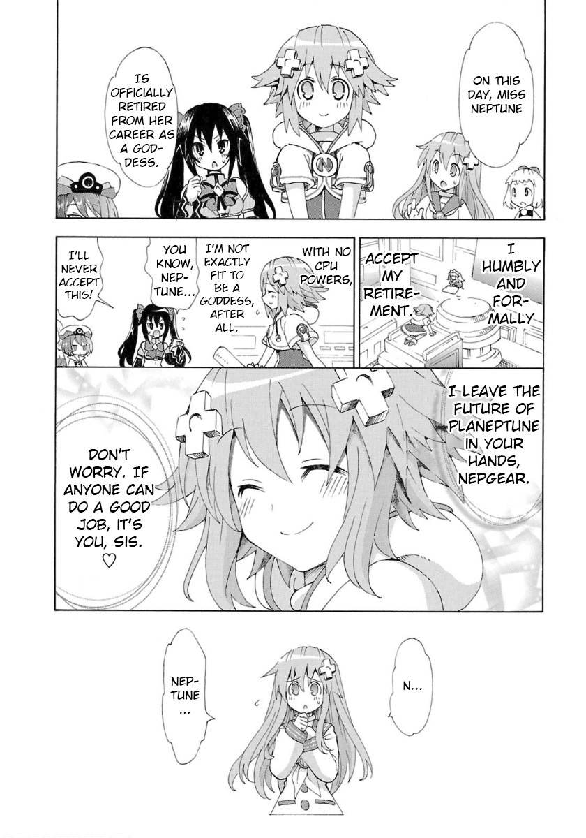 Choujigen Game Neptune - Megami Tsuushin Chapter 36 page 16 - Chapter 36: Goodbye, CPU Power?!