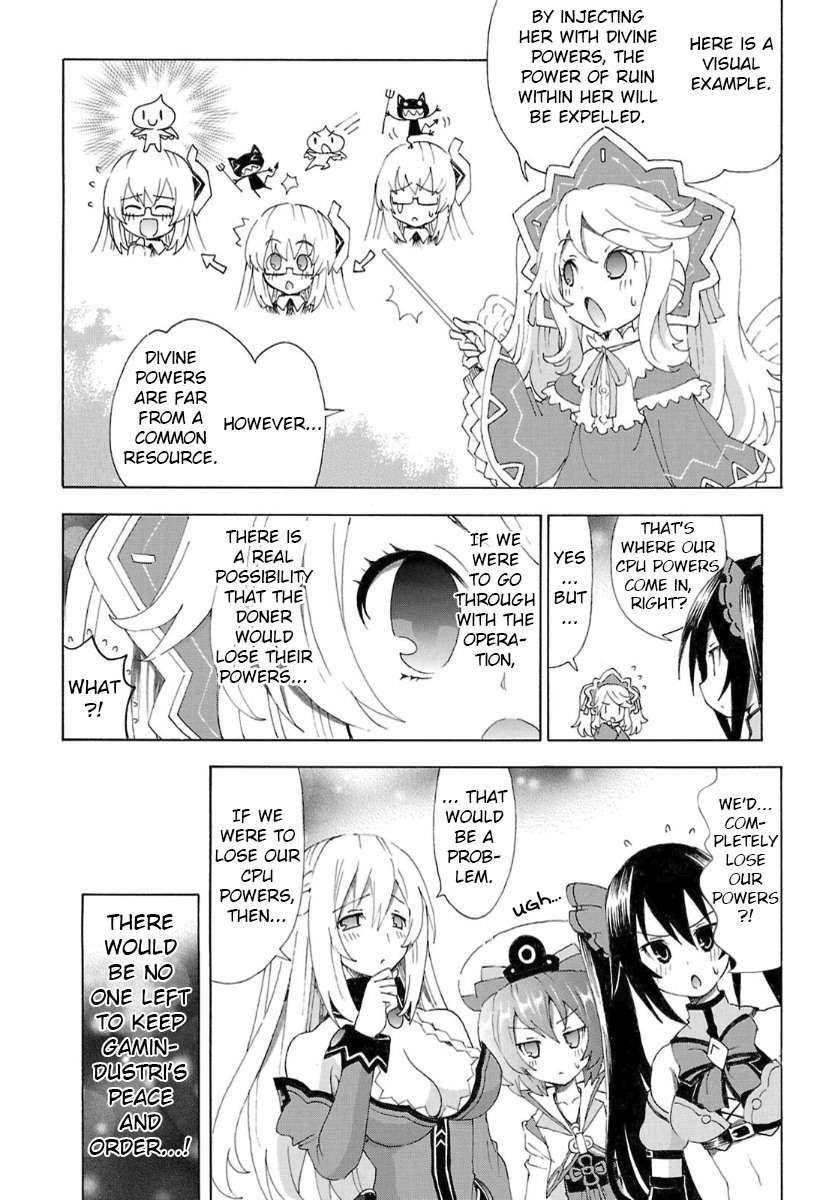 Choujigen Game Neptune - Megami Tsuushin Chapter 36 page 9 - Chapter 36: Goodbye, CPU Power?!