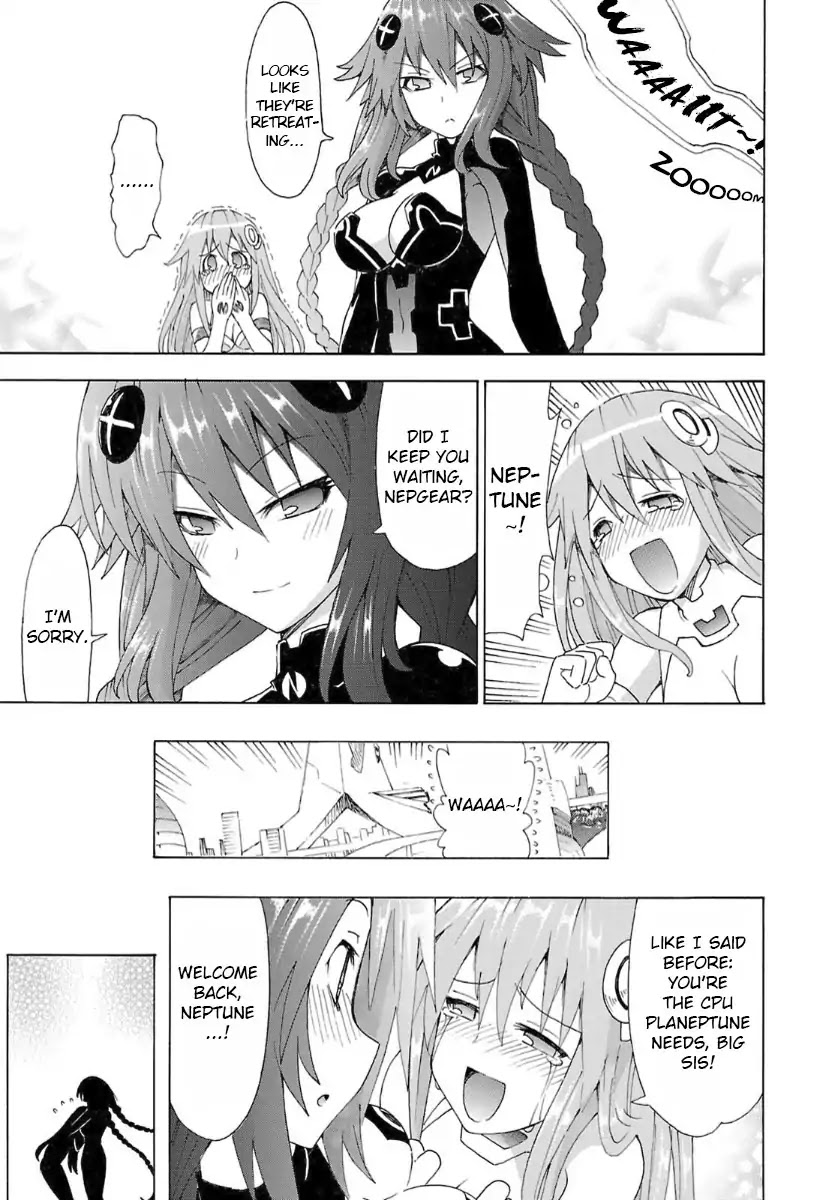 Choujigen Game Neptune - Megami Tsuushin Chapter 37 page 15 - Chapter 37: Hold the Reset Button When Turning the Power Off